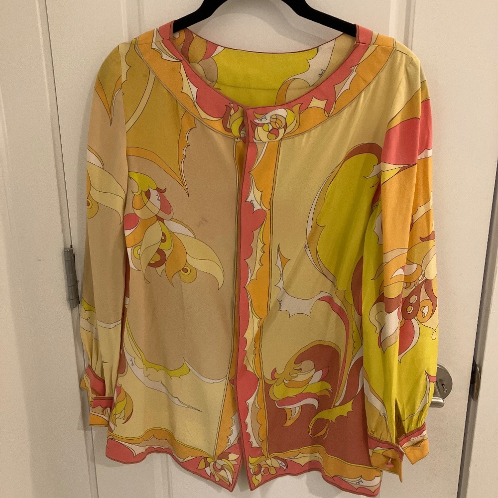 Vintage Emilio silk blouse
